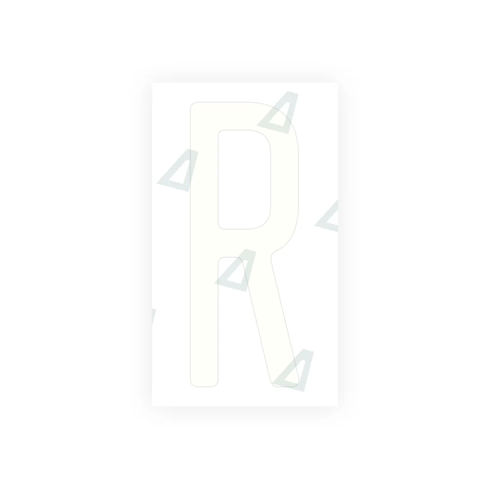 Alite Nanofilm for US (Maryland) license plates - Symbol "R" - Image 2