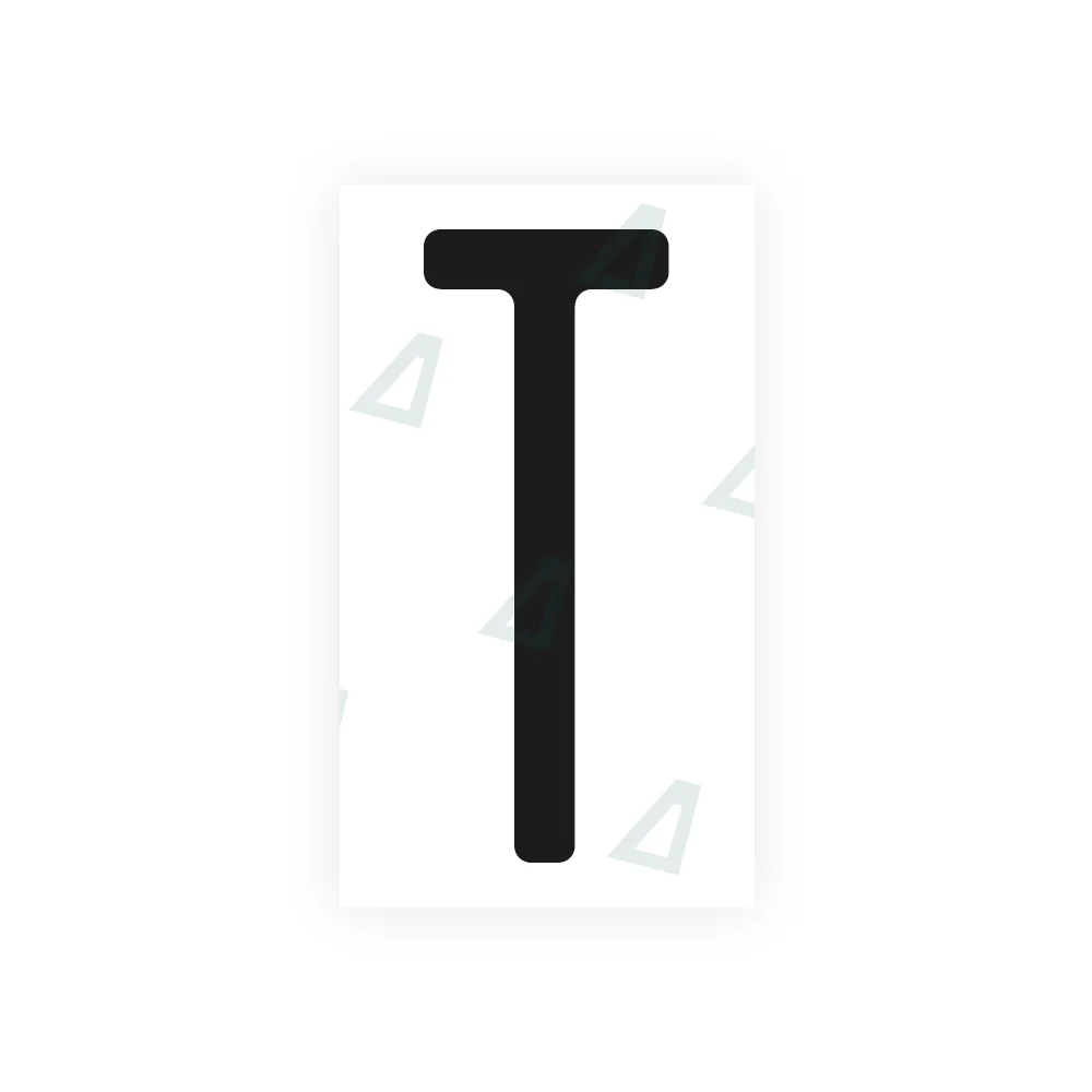 Alite Nanofilm for US (Maryland) license plates - Symbol "T"