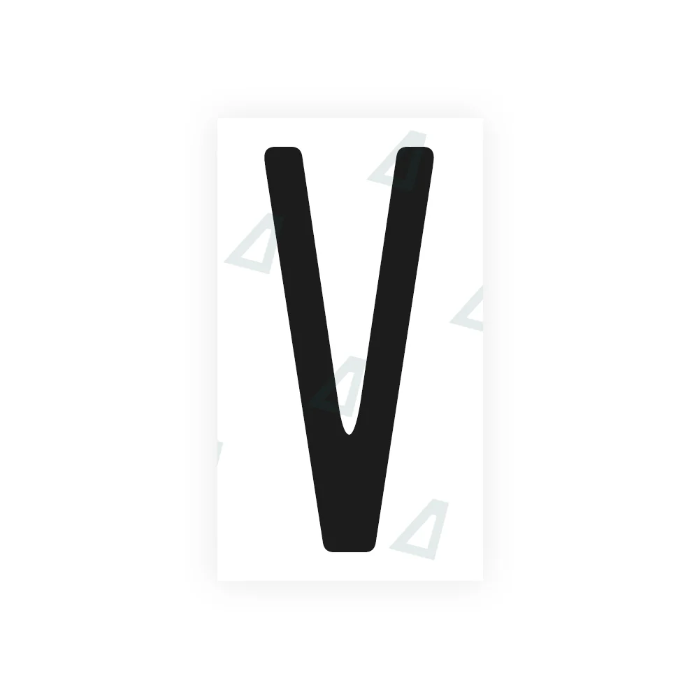 Alite Nanofilm for US (Maryland) license plates - Symbol "V"