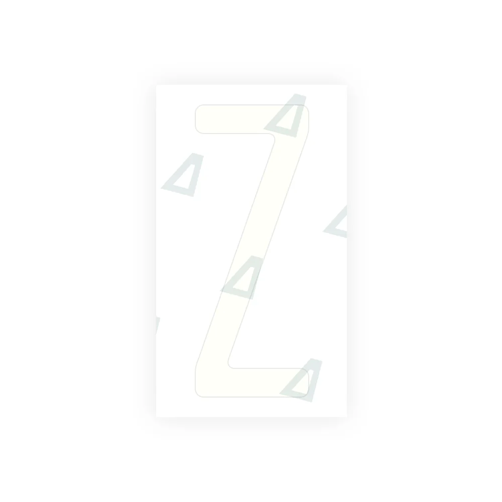 Alite Nanofilm for US (Maryland) license plates - Symbol "Z" - Image 2