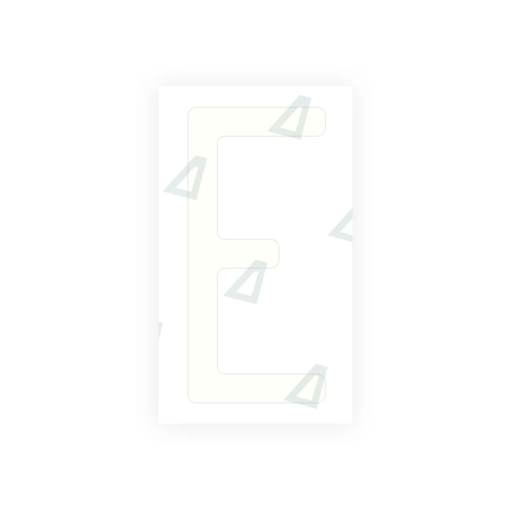 Alite Nanofilm for US (Massachusetts) license plates - Symbol "E" - Image 2