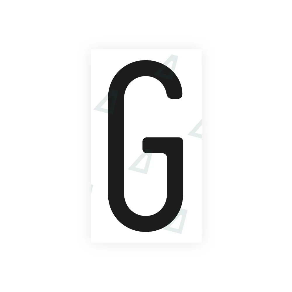 Alite Nanofilm for US (Massachusetts) license plates - Symbol "G"