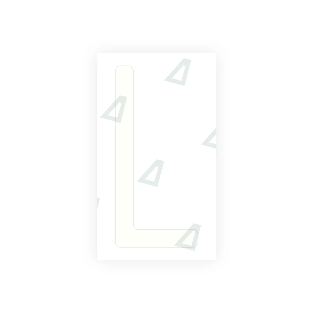 Alite Nanofilm for US (Massachusetts) license plates - Symbol "L" - Image 2