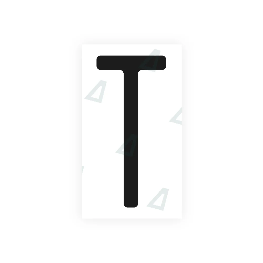 Alite Nanofilm for US (Massachusetts) license plates - Symbol "T"