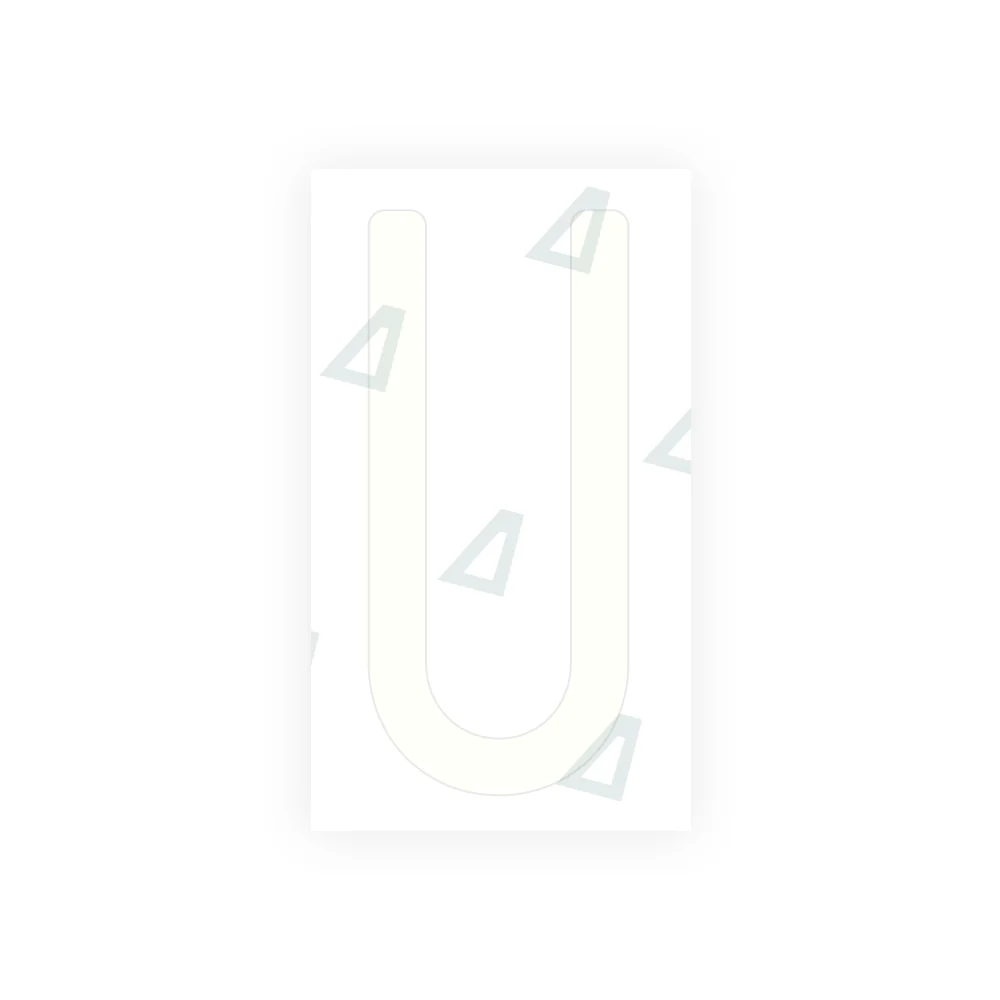 Alite Nanofilm for US (Massachusetts) license plates - Symbol "U" - Image 2