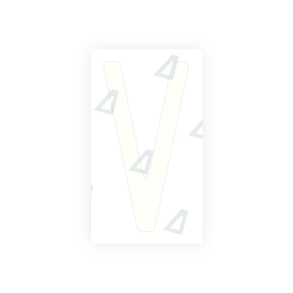 Alite Nanofilm for US (Massachusetts) license plates - Symbol "V" - Image 2
