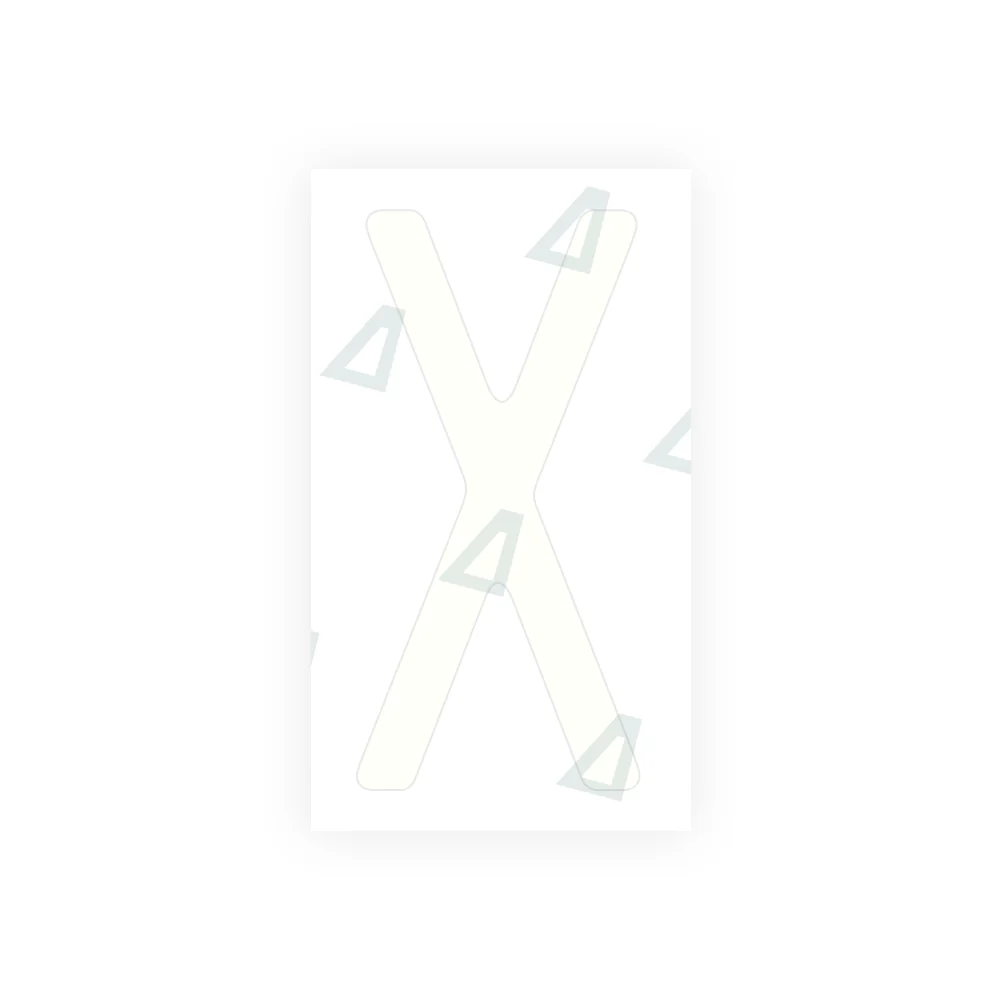 Alite Nanofilm for US (Massachusetts) license plates - Symbol "X" - Image 2