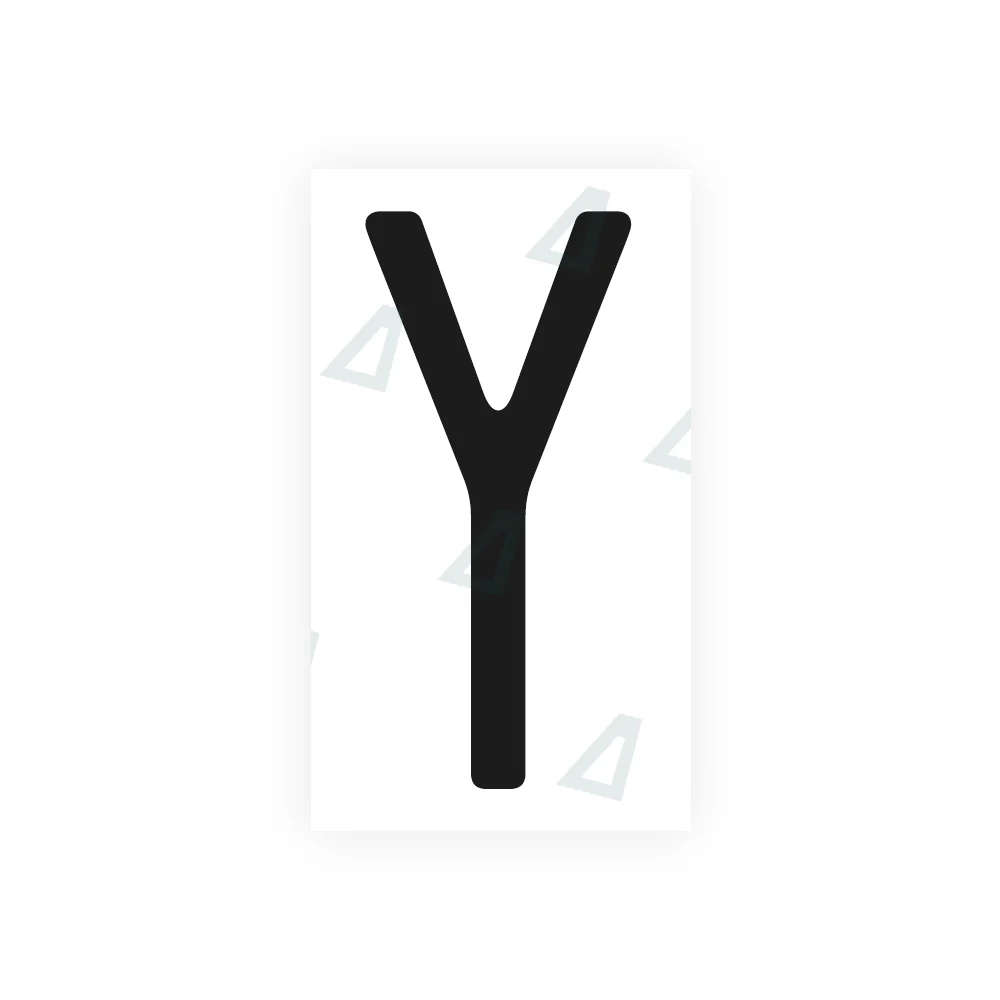 Alite Nanofilm for US (Massachusetts) license plates - Symbol "Y"