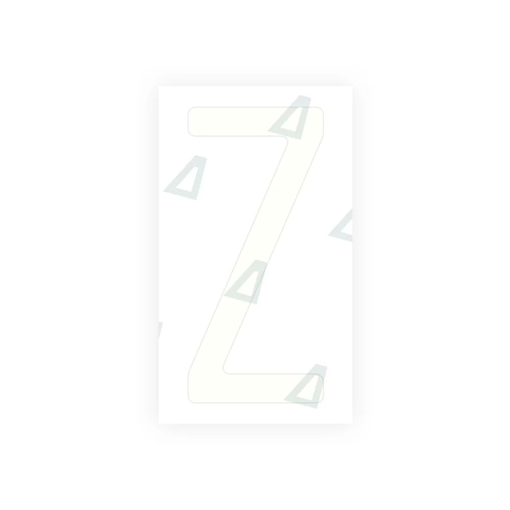 Alite Nanofilm for US (Massachusetts) license plates - Symbol "Z" - Image 2
