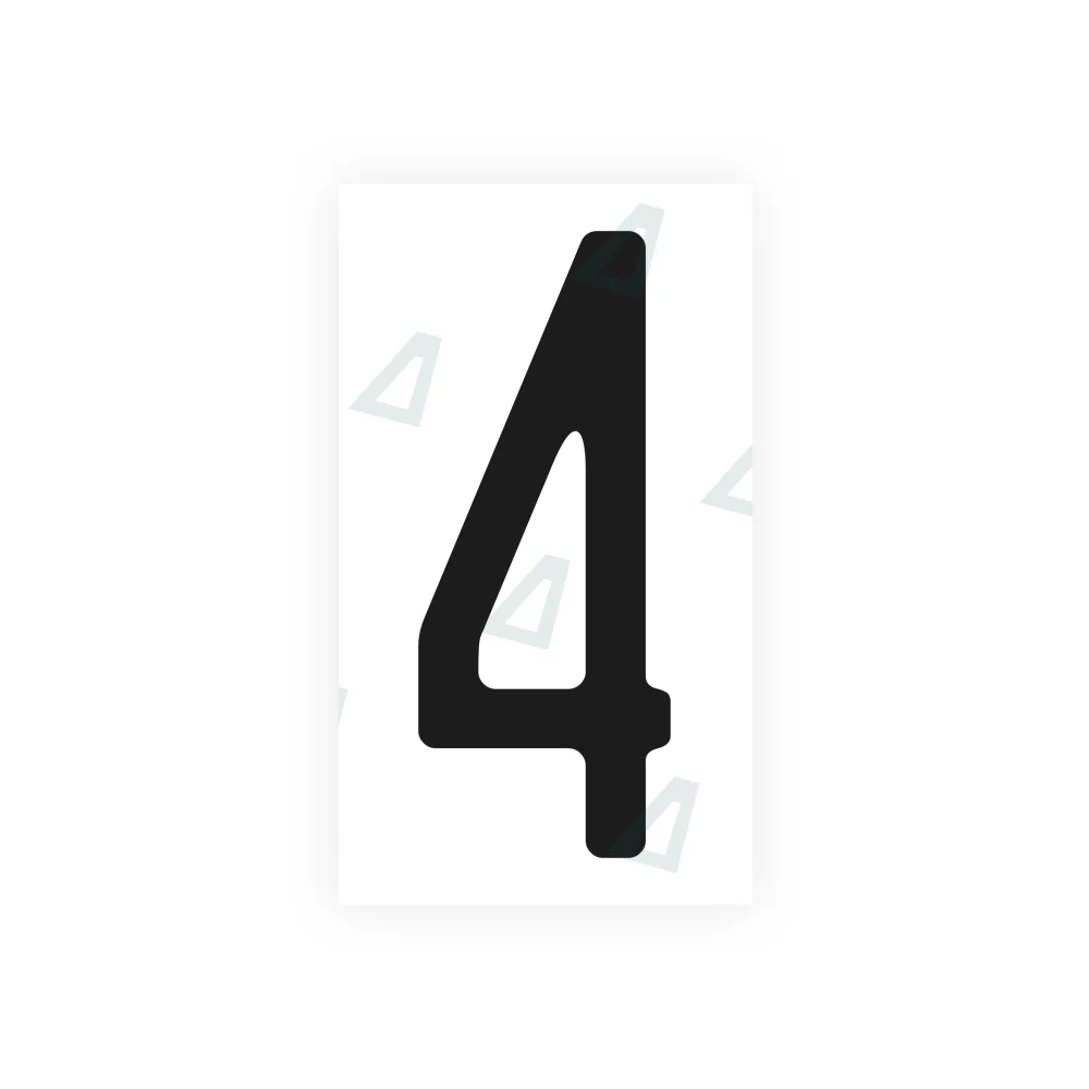 Alite Nanofilm for US (Michigan) license plates - Symbol "4"