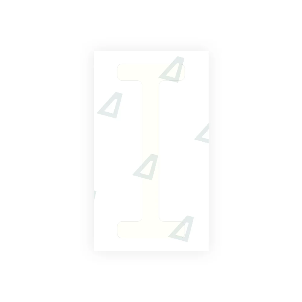 Alite Nanofilm for US (Michigan) license plates - Symbol "I" - Image 2