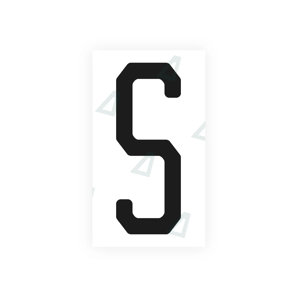 Alite Nanofilm for US (Michigan) license plates - Symbol "S"