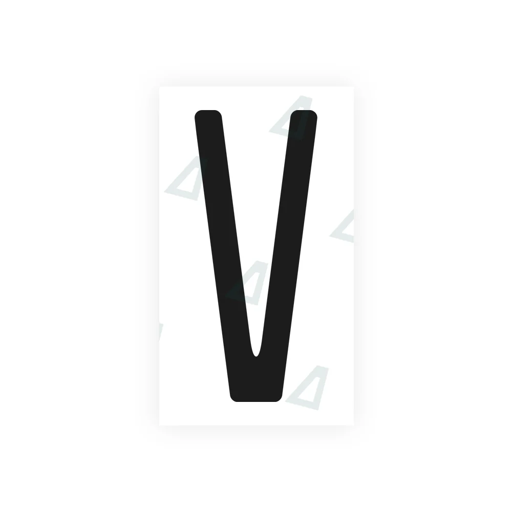 Alite Nanofilm for US (Michigan) license plates - Symbol "V"