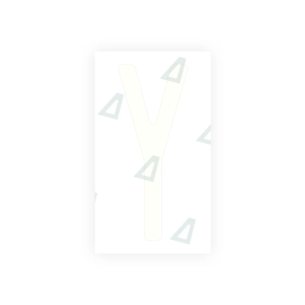 Alite Nanofilm for US (Michigan) license plates - Symbol "Y" - Image 2