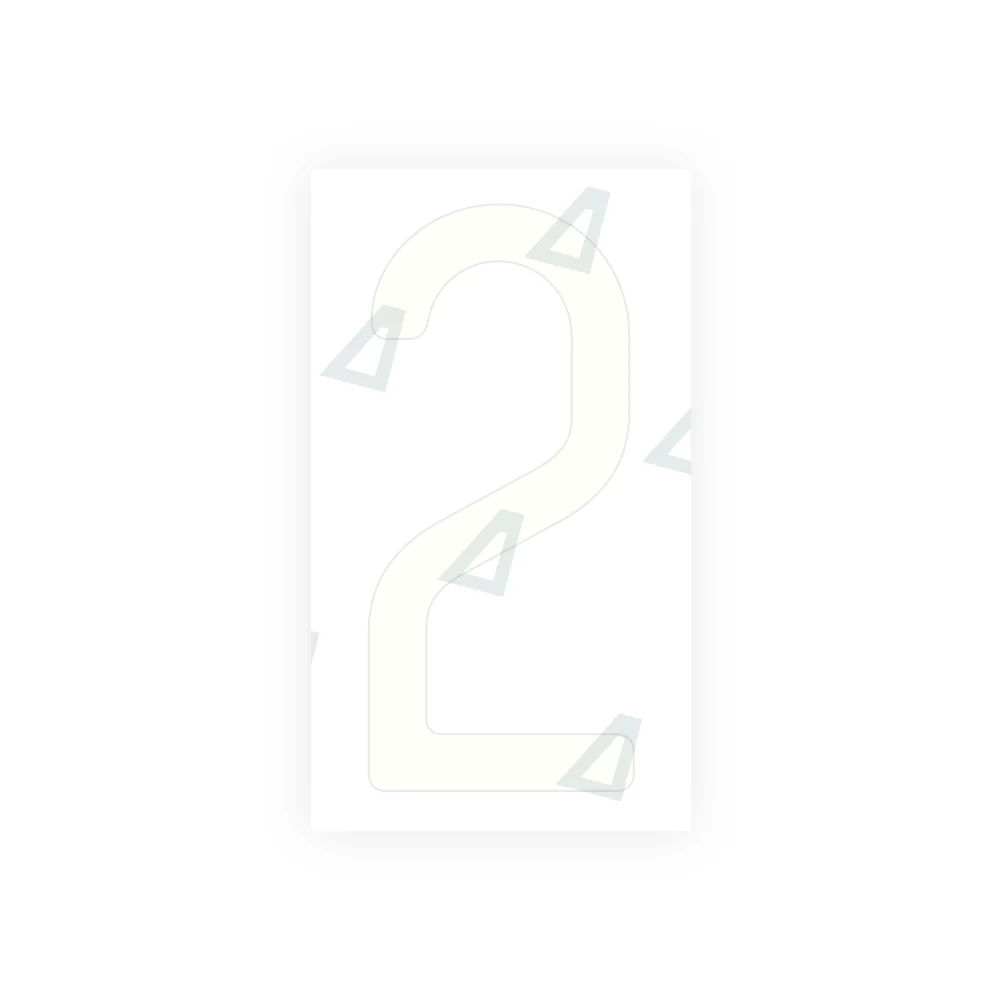 Alite Nanofilm for US (Missouri) license plates - Symbol "2" - Image 2