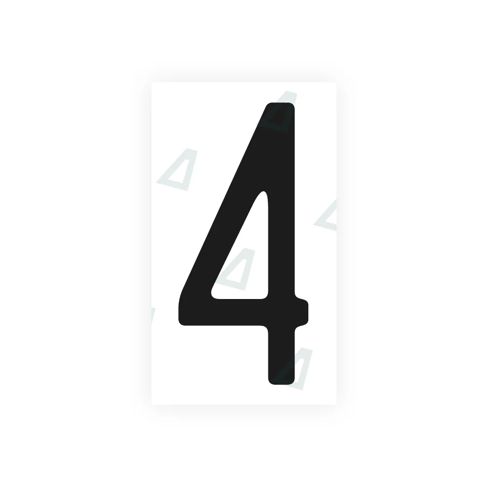 Alite Nanofilm for US (Missouri) license plates - Symbol "4"