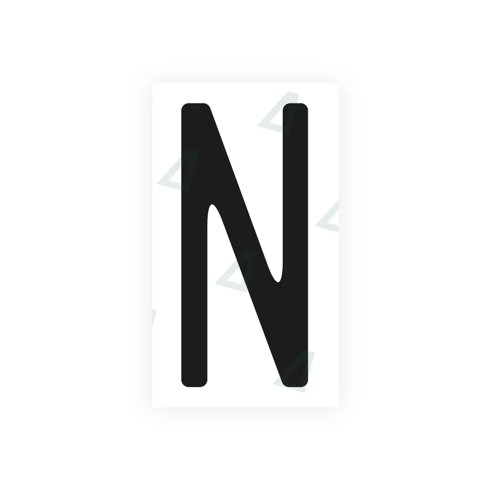 Alite Nanofilm for US (Missouri) license plates - Symbol "N"