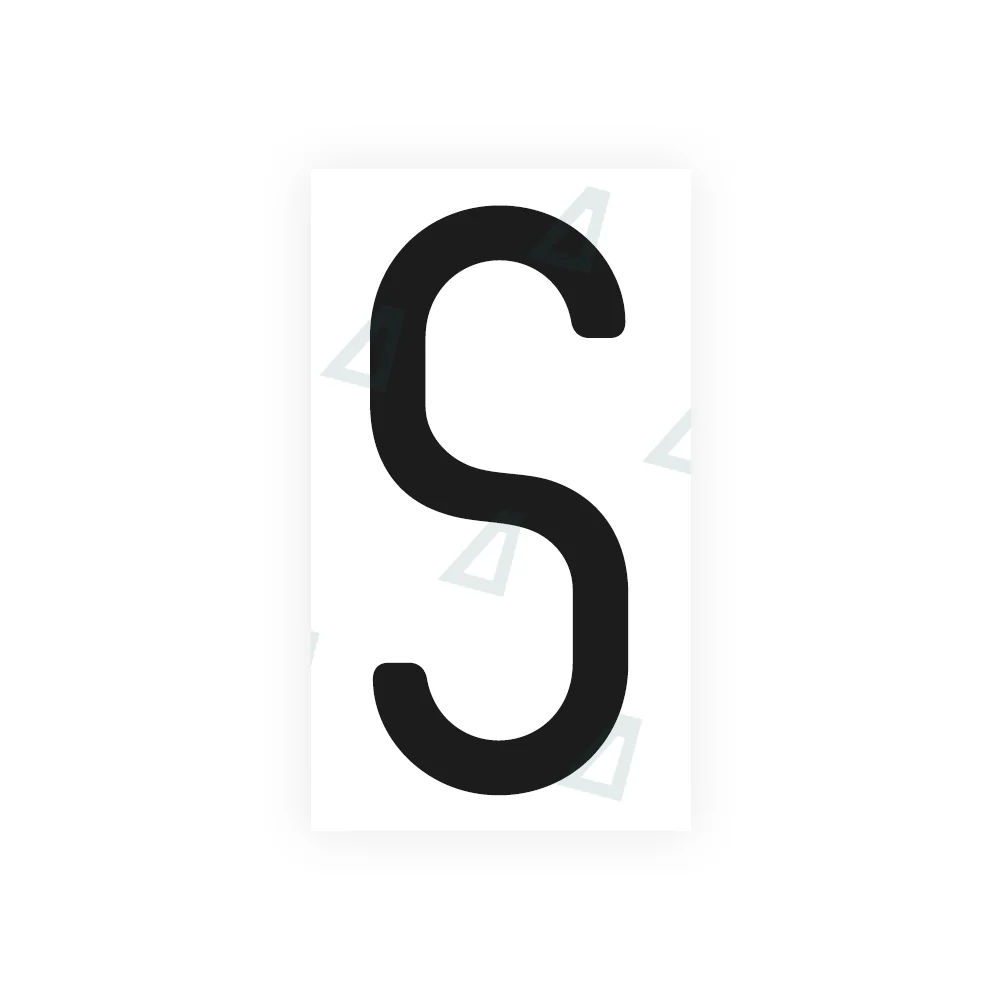 Alite Nanofilm for US (Missouri) license plates - Symbol "S"