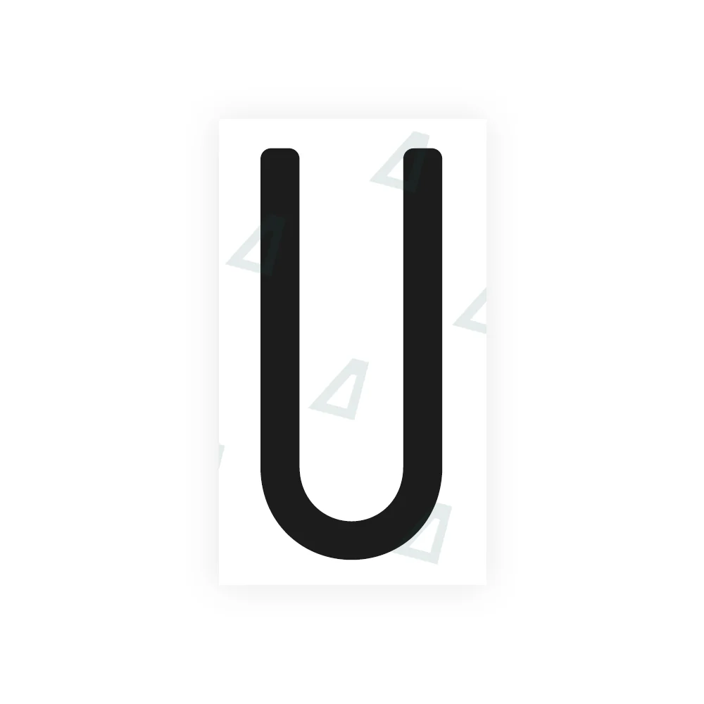 Alite Nanofilm for US (Missouri) license plates - Symbol "U"