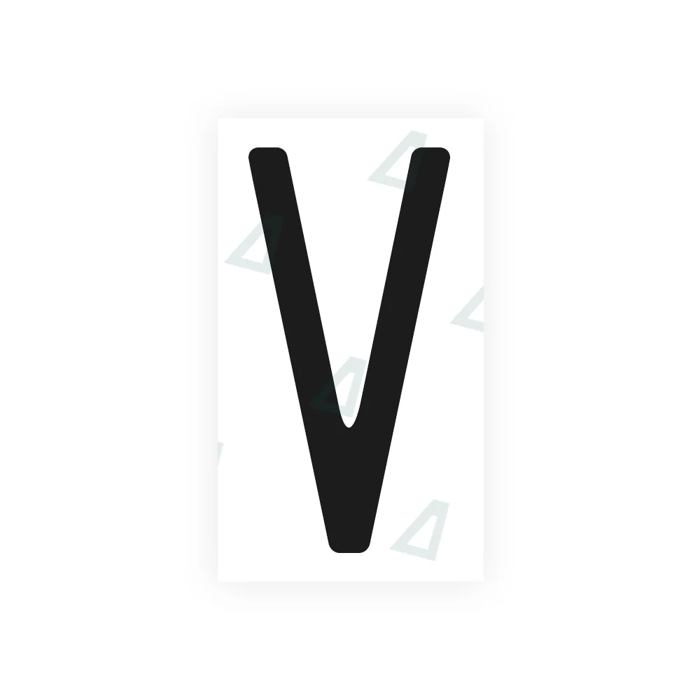 Alite Nanofilm for US (Missouri) license plates - Symbol "V"