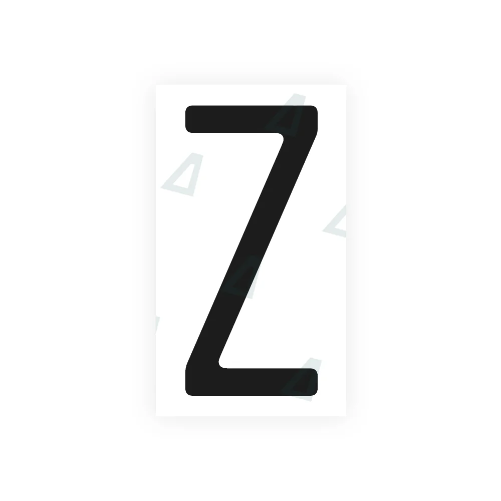 Alite Nanofilm for US (Missouri) license plates - Symbol "Z"