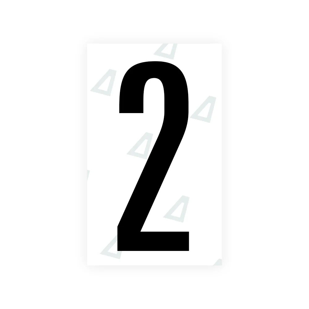 Alite Nanofilm for US (Nebraska 2002-2005) license plates - Symbol "2"
