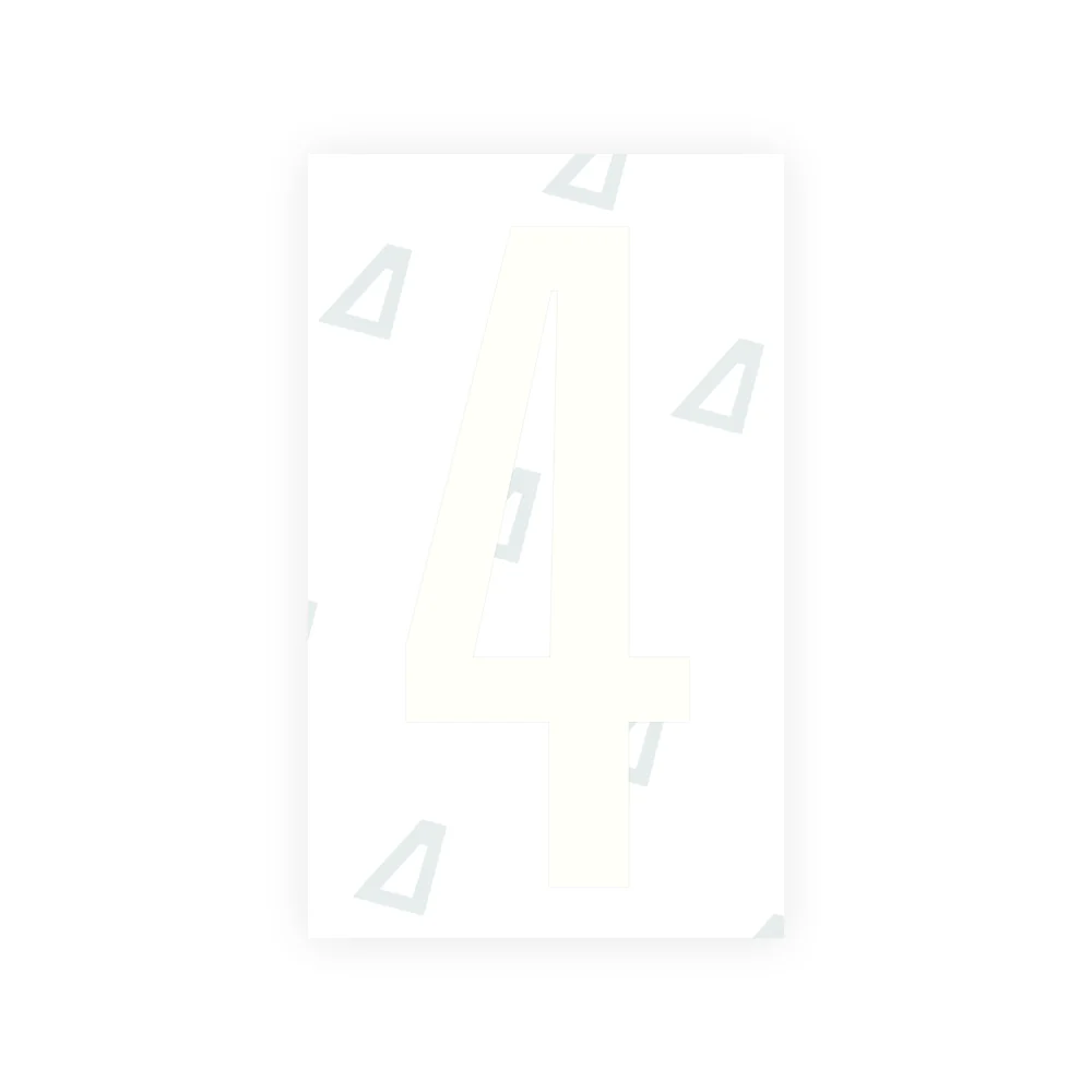 Alite Nanofilm for US (Nebraska 2002-2005) license plates - Symbol "4" - Image 2