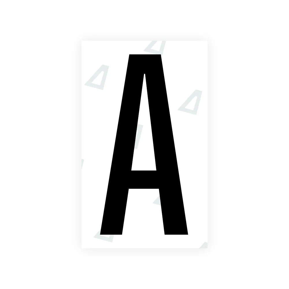 Alite Nanofilm for US (Nebraska 2002-2005) license plates - Symbol "A"
