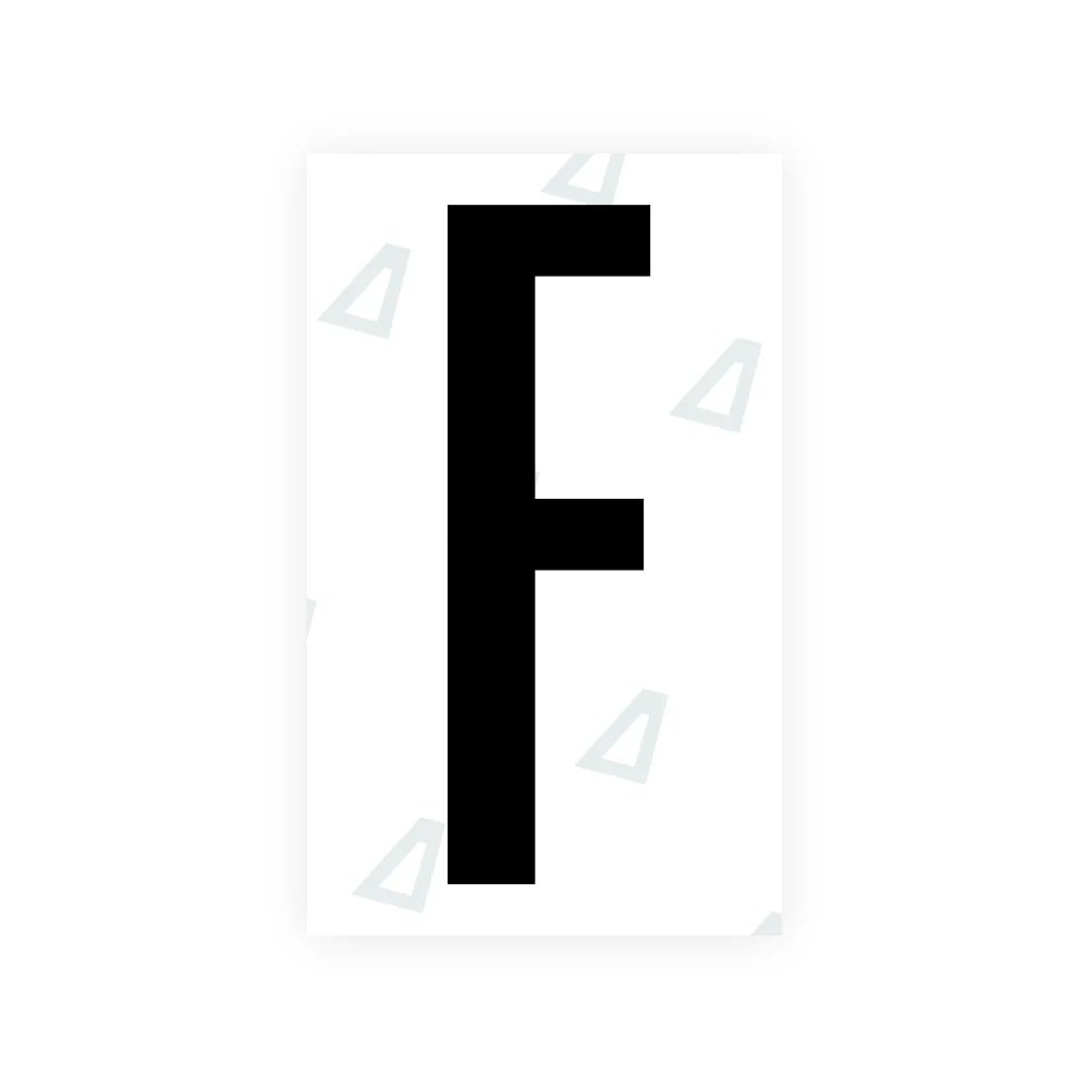 Alite Nanofilm for US (Nebraska 2002-2005) license plates - Symbol "F"