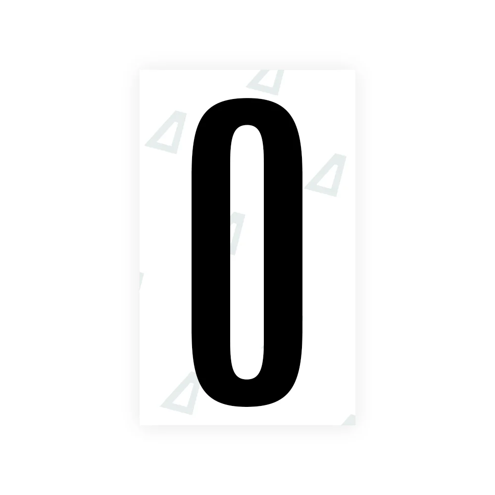 Alite Nanofilm for US (Nebraska 2005-2011) license plates - Symbol "0"