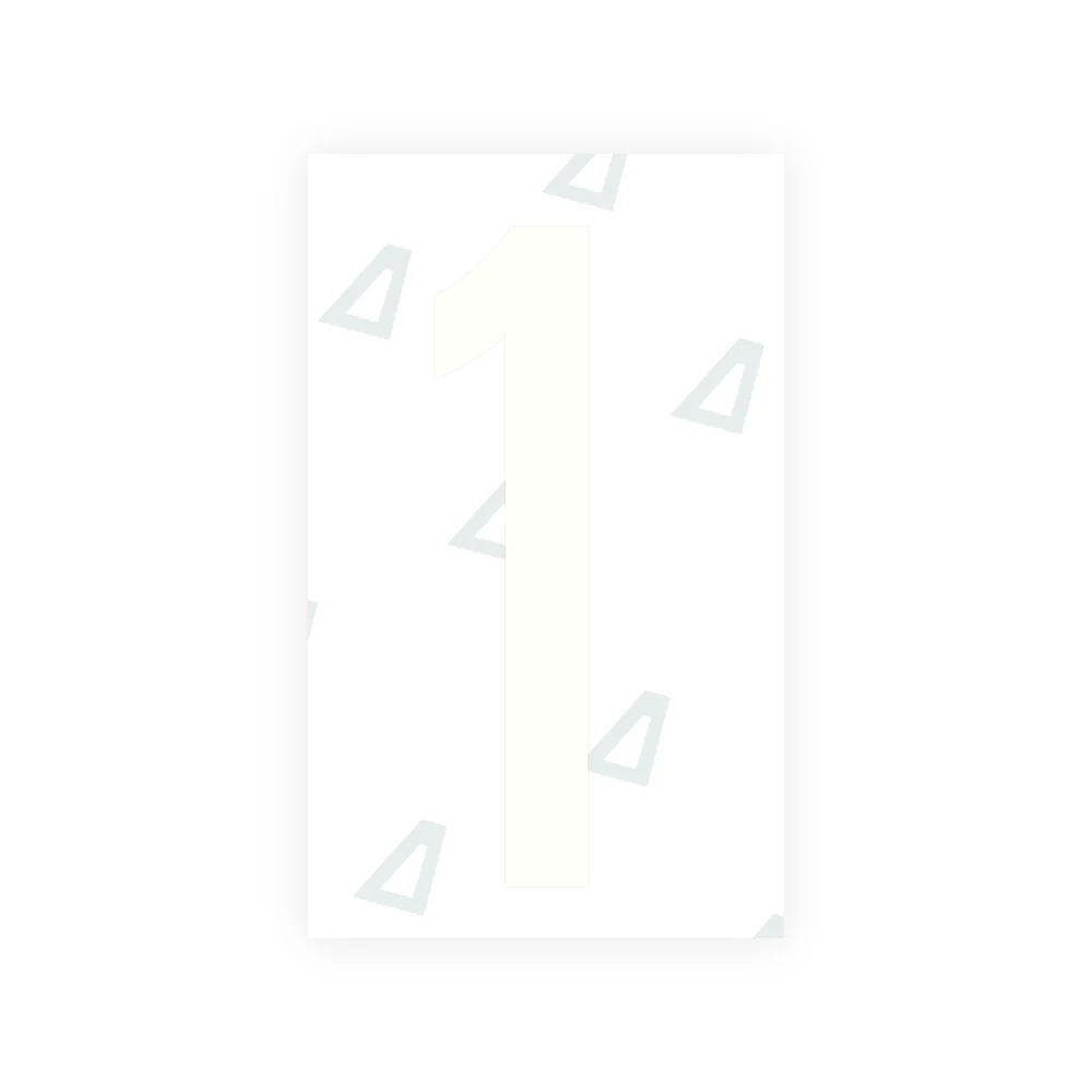 Alite Nanofilm for US (Nebraska 2005-2011) license plates - Symbol "1" - Image 2