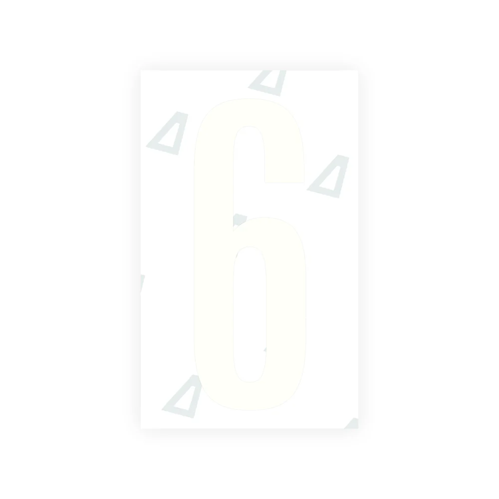 Alite Nanofilm for US (Nevada) license plates - Symbol "6" - Image 2