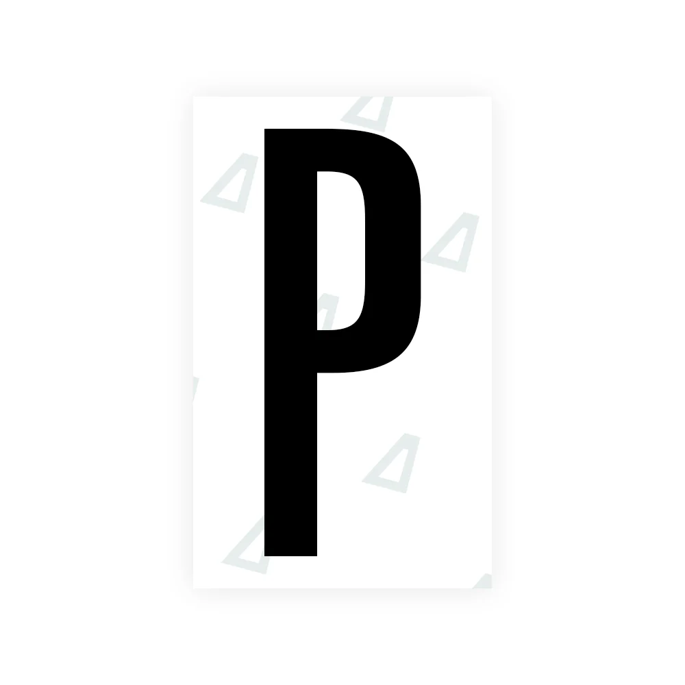 Alite Nanofilm for US (Nevada) license plates - Symbol "P"