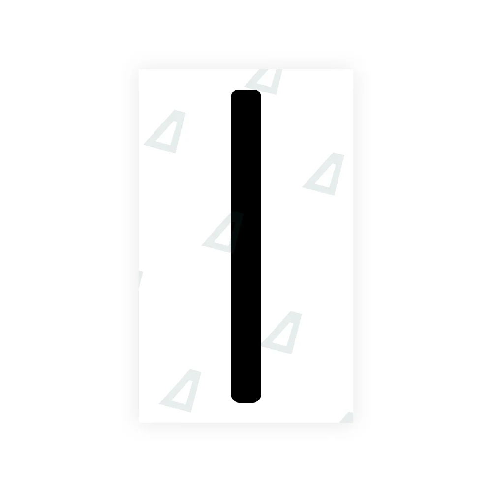 Alite Nanofilm for US (New Jersey - Embossed) license plates - Symbol "I"