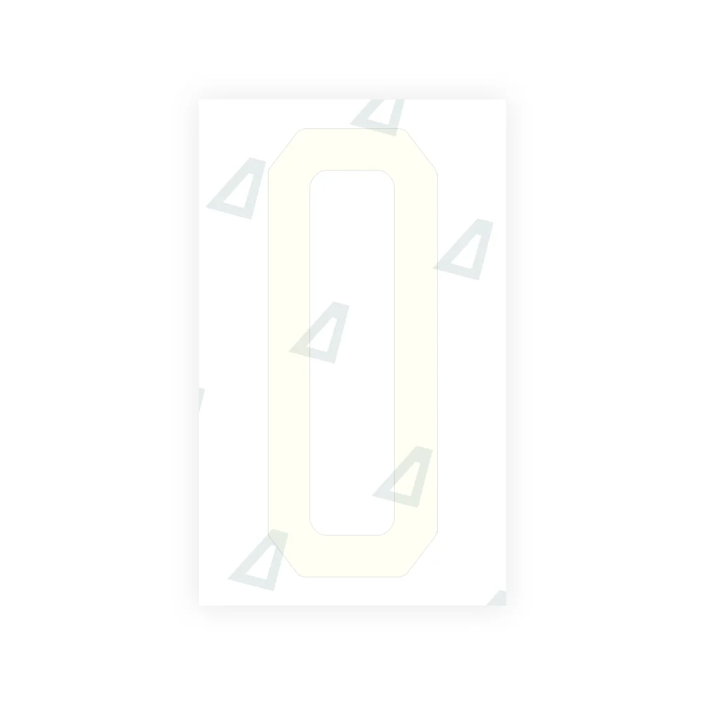 Alite Nanofilm for US (New Jersey - Embossed) license plates - Symbol "O" - Image 2