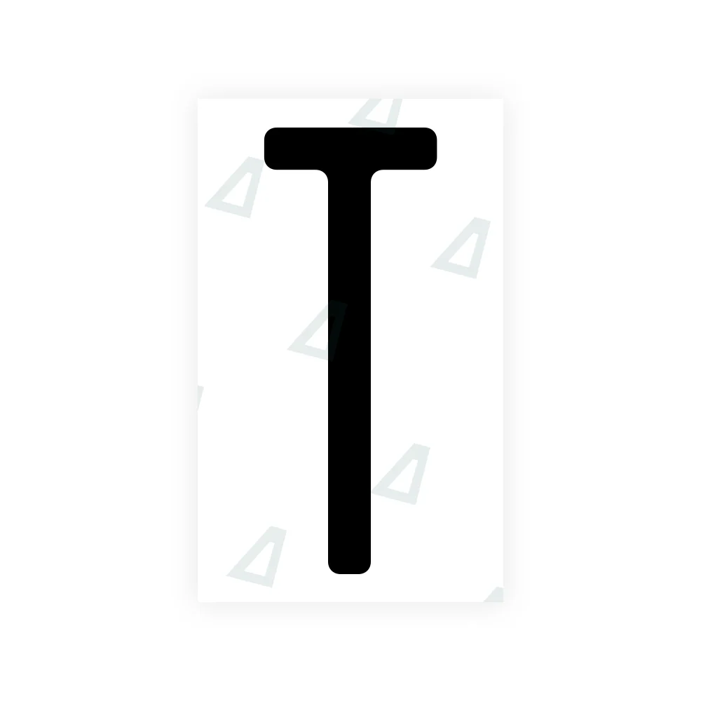 Alite Nanofilm for US (New Jersey - Embossed) license plates - Symbol "T"