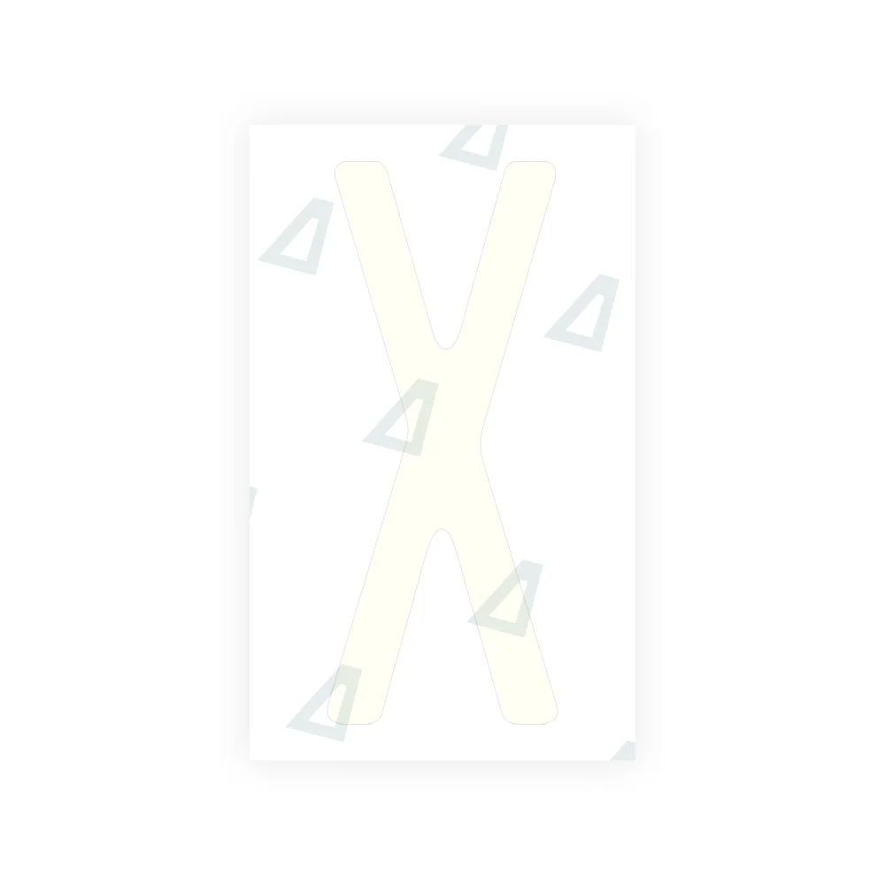 Alite Nanofilm for US (New Jersey - Embossed) license plates - Symbol "X" - Image 2