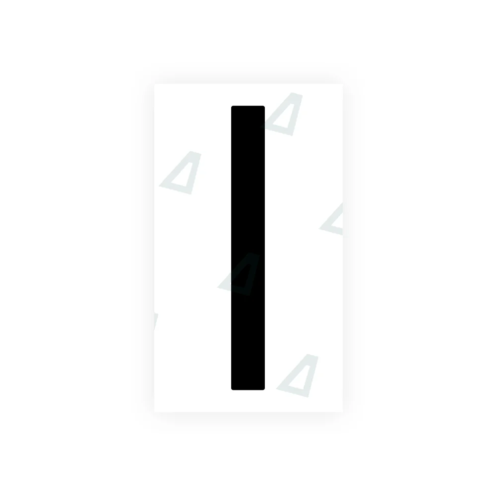 Alite Nanofilm for US (New Jersey - Flat) license plates - Symbol "I"