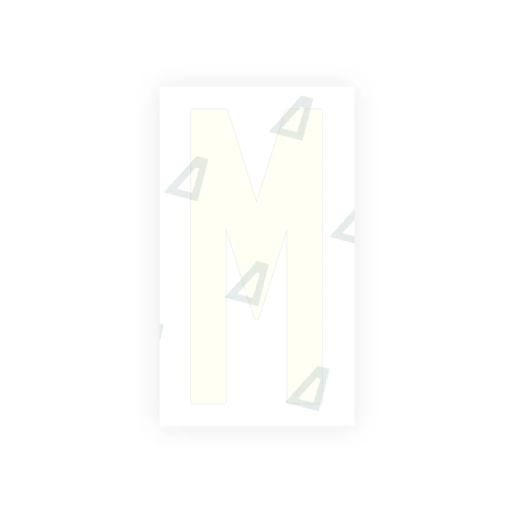 Alite Nanofilm for US (New Jersey - Flat) license plates - Symbol "M" - Image 2