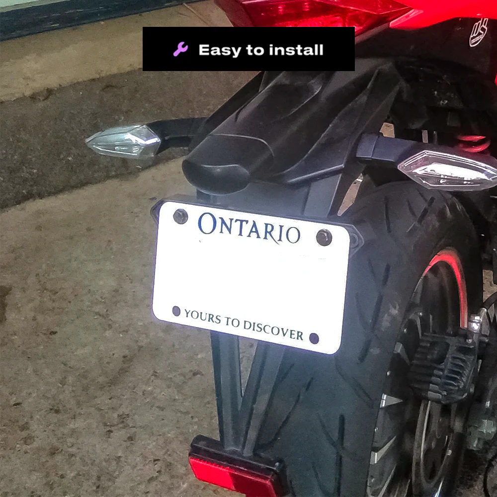 Alite Nanofilm for US (New Jersey) Moto license plates - Symbol "M" - Image 5