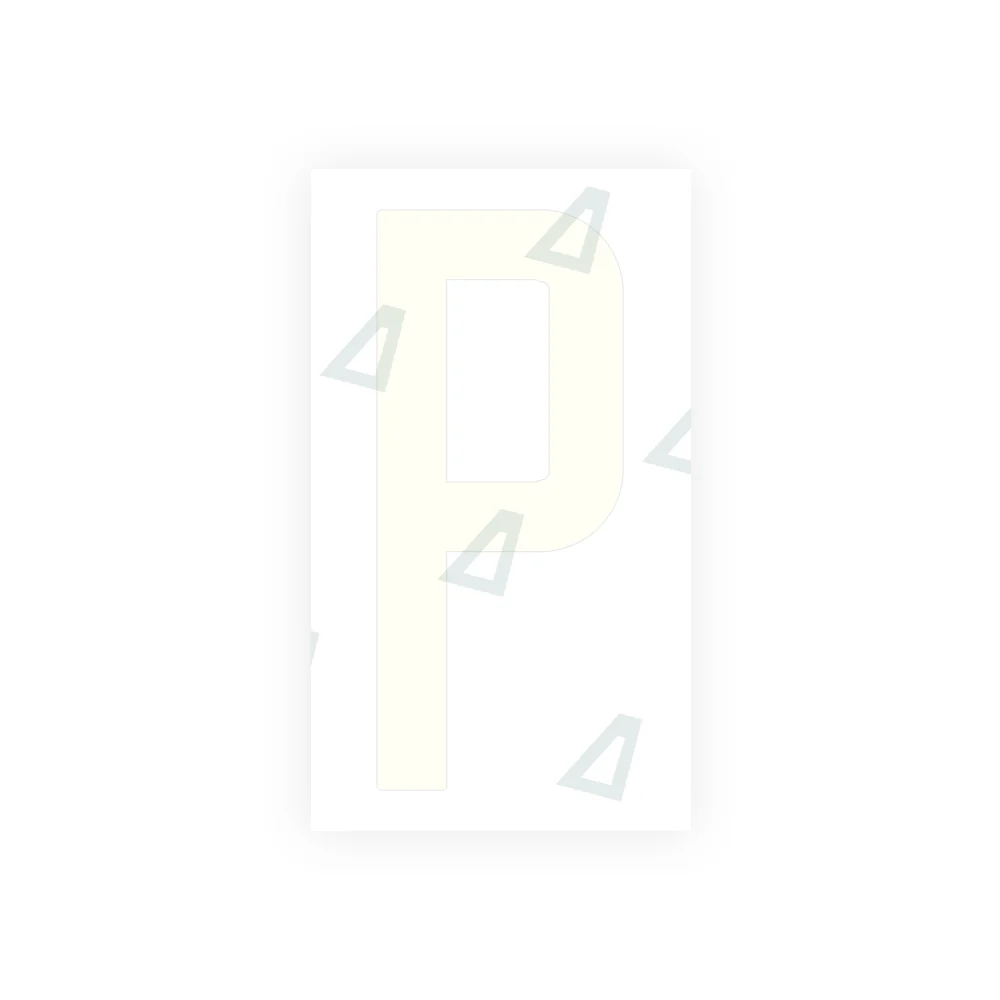 Alite Nanofilm for US (New Jersey - Flat) license plates - Symbol "P" - Image 2