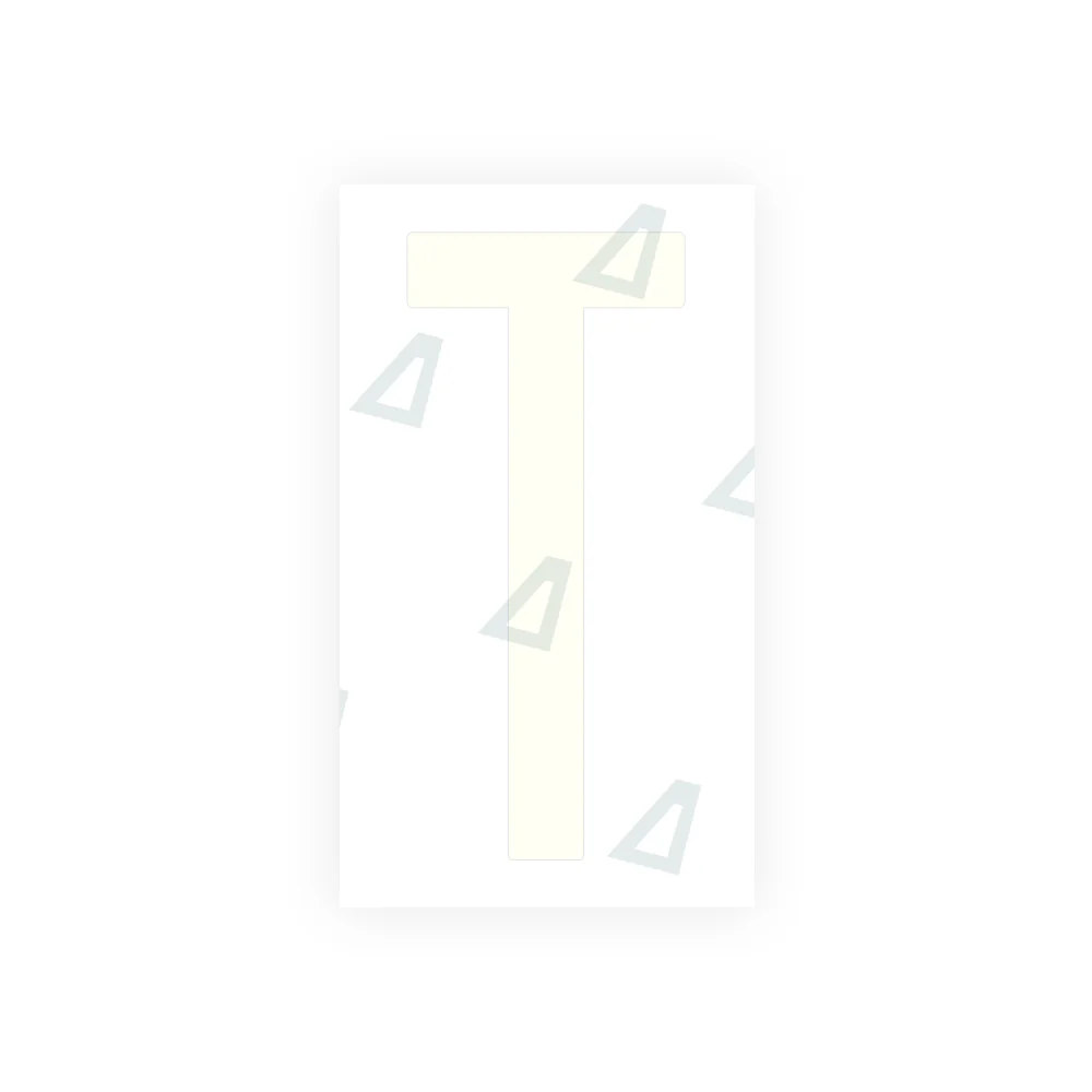 Alite Nanofilm for US (New Jersey - Flat) license plates - Symbol "T" - Image 2