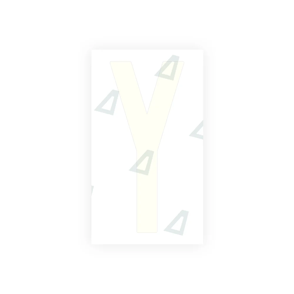 Alite Nanofilm for US (New Jersey - Flat) license plates - Symbol "Y" - Image 2