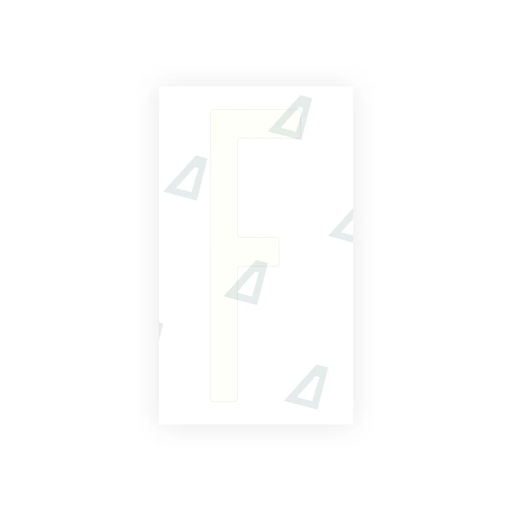 Alite Nanofilm for US (New York 1986) license plates - Symbol "F" - Image 2