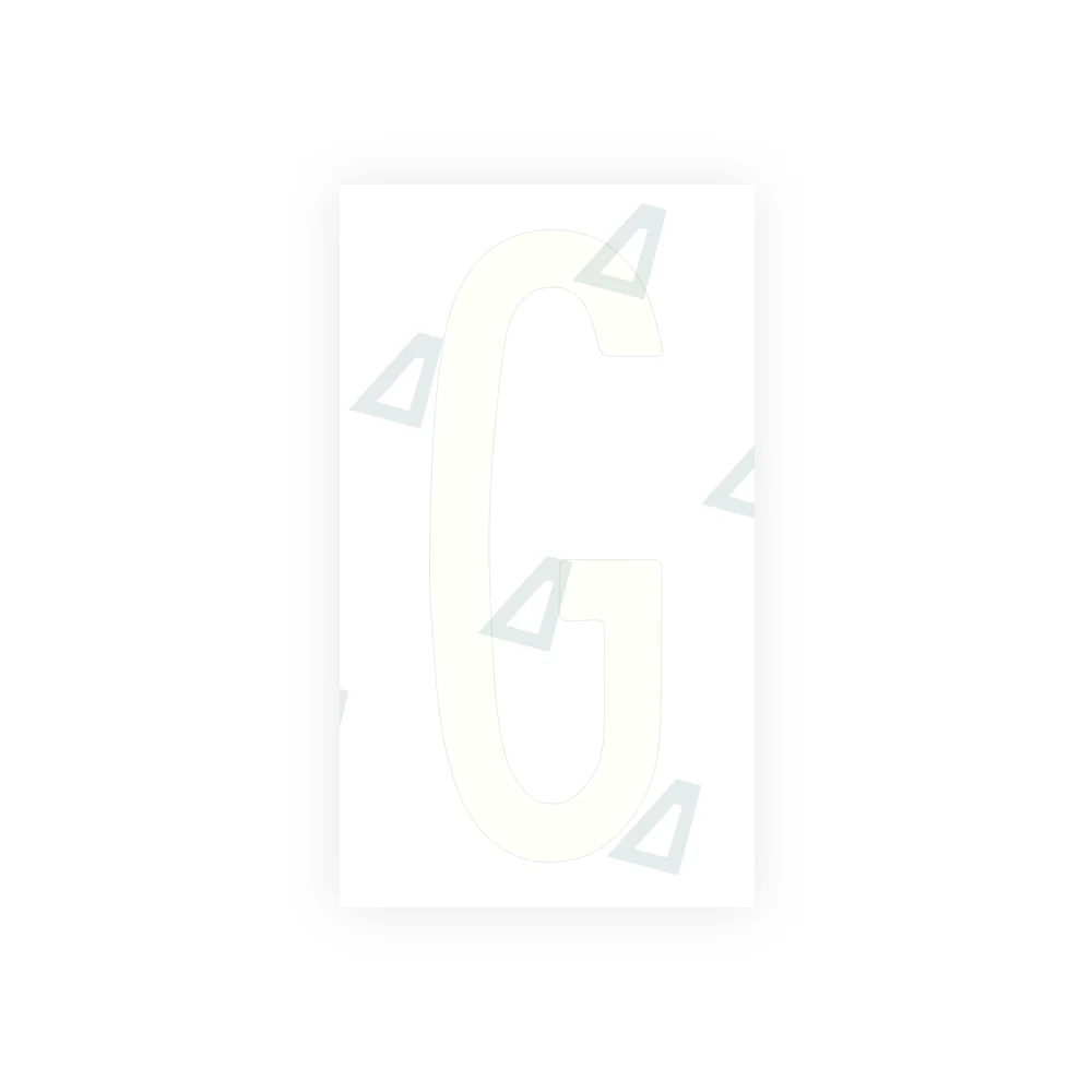 Alite Nanofilm for US (New York 1986) license plates - Symbol "G" - Image 2