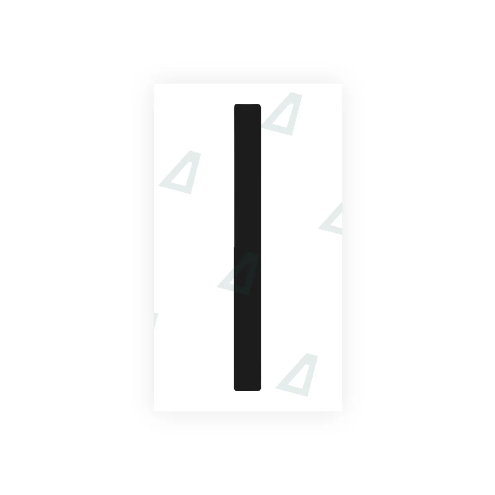 Alite Nanofilm for US (New York 1986) license plates - Symbol "I"