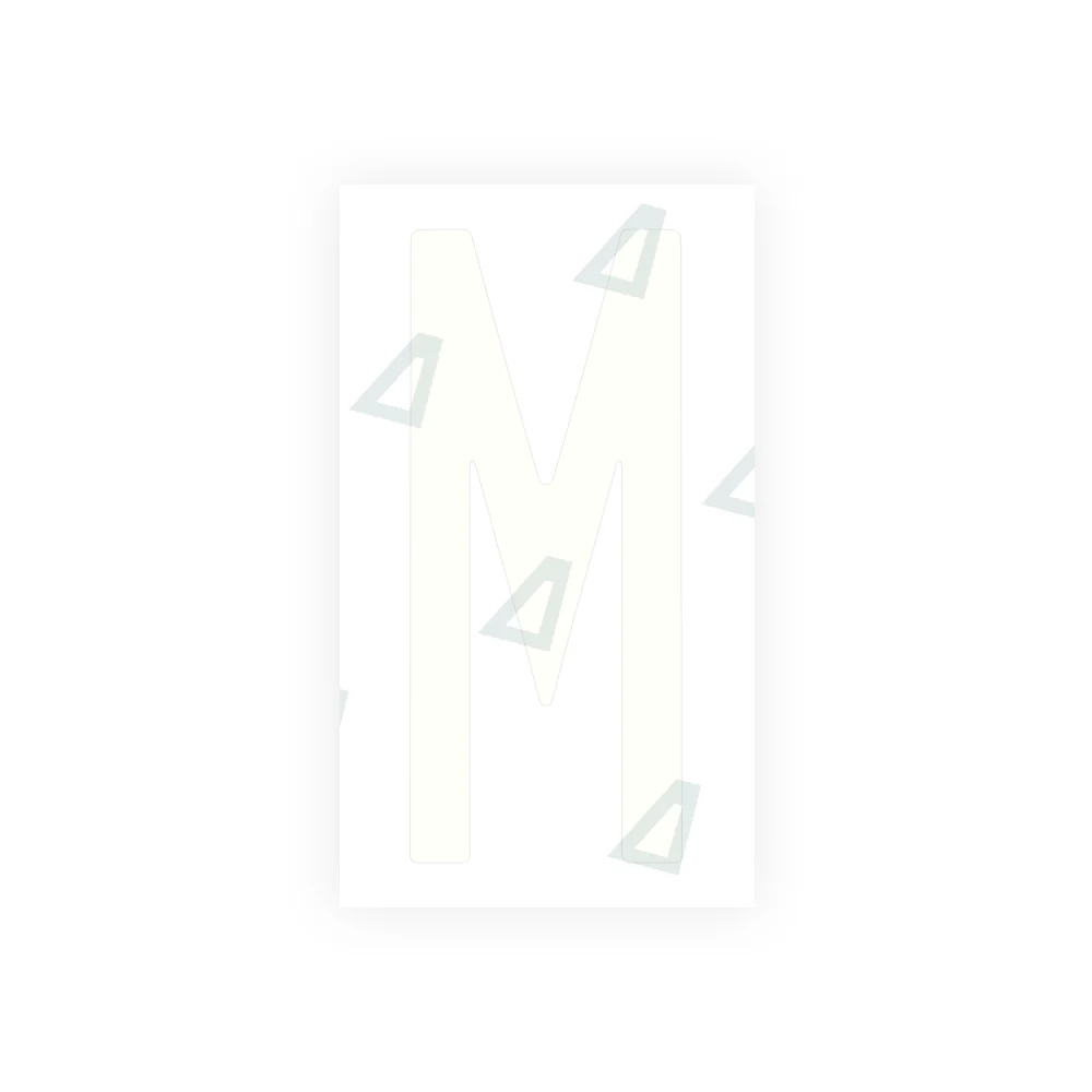Alite Nanofilm for US (New York 1986) license plates - Symbol "M" - Image 2
