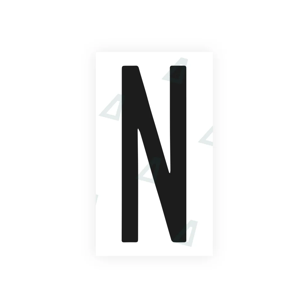 Alite Nanofilm for US (New York 1986) license plates - Symbol "N"