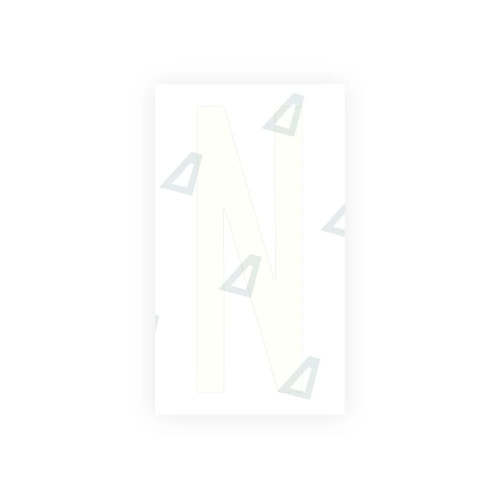 Alite Nanofilm for US (New York 1986) license plates - Symbol "N" - Image 2