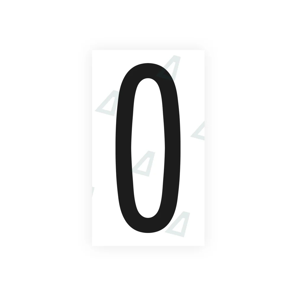 Alite Nanofilm for US (New York 1986) license plates - Symbol "O"